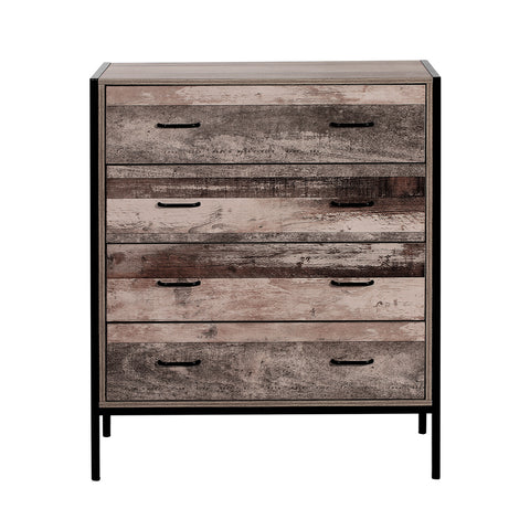 Image of Artiss 4 Chest of Drawers - BARNLY