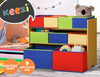 Keezi Kids Toy Box 9 Bins Storage Children Room Organiser Cabinet Display 3 Tier