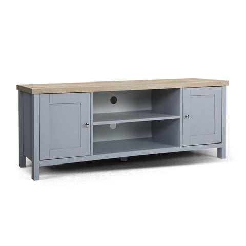Image of Artiss TV Cabinet Entertainment Unit Stand French Provincial Storage Shelf Wooden 130cm Grey
