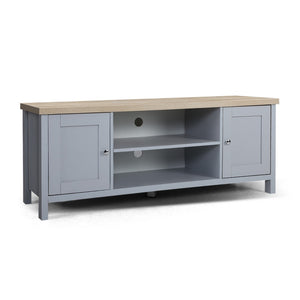 Artiss TV Cabinet Entertainment Unit Stand French Provincial Storage Shelf Wooden 130cm Grey