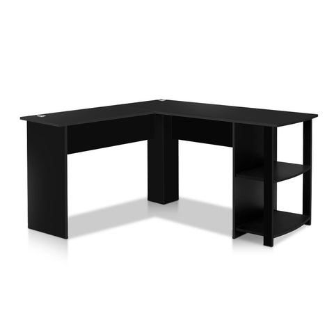 Image of Artiss Office Computer Desk Corner Student Study Table Workstation L-Shape Black