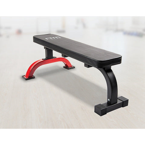 Image of Fitness Flat Bench Weight Press Gym Home Strength Training Exercise