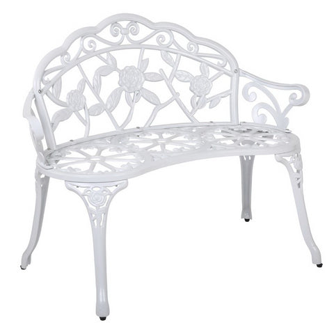 Image of Gardeon Victorian Garden Bench â€“ White