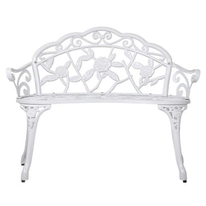 Gardeon Victorian Garden Bench â€“ White