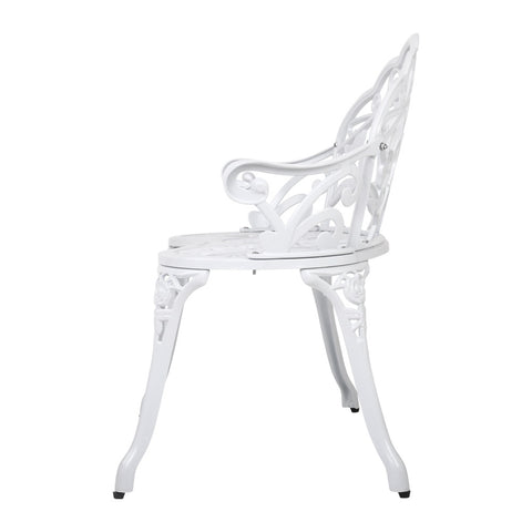 Image of Gardeon Victorian Garden Bench â€“ White