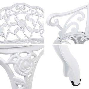 Gardeon Victorian Garden Bench â€“ White