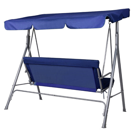 Image of Gardeon Canopy Swing Chair - Navy