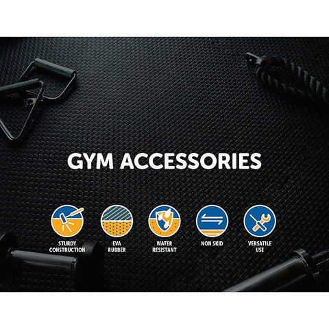 Image of Gym Mat 4 Tiles EVA Fitness Home Gym Interlocking Floor Puzzle Mat