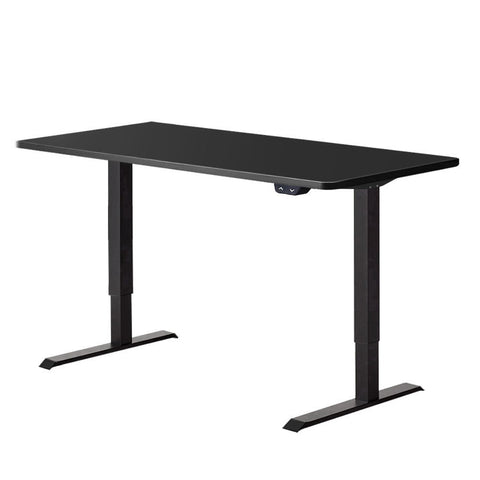 Image of Artiss Standing Desk Sit Stand Up Riser Height Adjustable Motorised Electric Computer Laptop Table Black