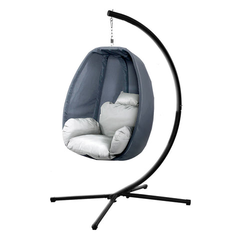 Image of Gardeon Outdoor Furniture Egg Hammock Hanging Swing Chair Pod Lounge Chairs