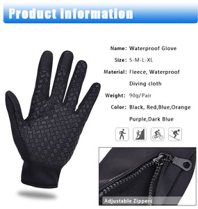 Outdoor Windproof Work Cycling Hunting Climbing Sport Smartphone Touchscreen Gloves for Gardening, Builders, Mechanic (Black)