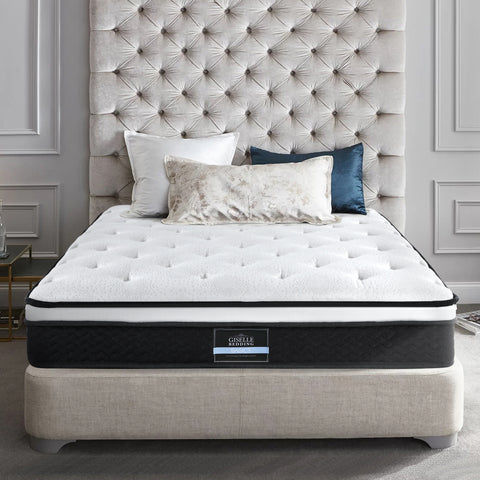 Image of Giselle Bedding Bonita Euro Top Bonnell Spring Mattress 21cm Thick Queen