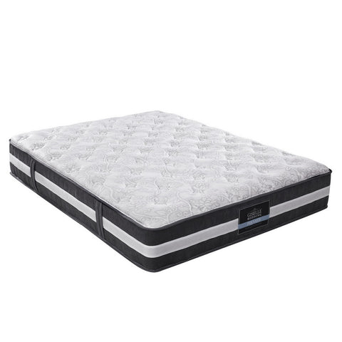 Image of Giselle Bedding Lotus Tight Top Pocket Spring Mattress 30cm Thick Queen