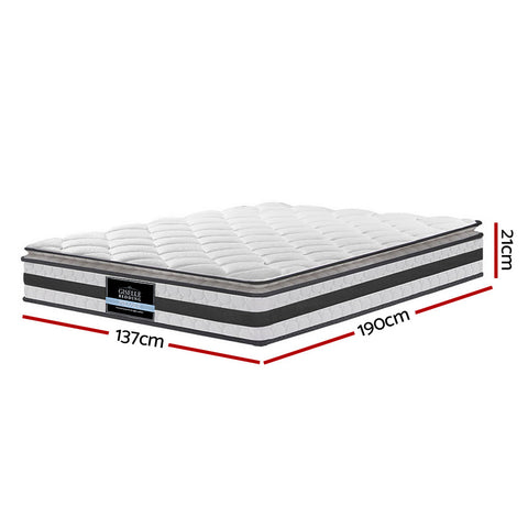 Image of Giselle Bedding Normay Bonnell Spring Mattress 21cm Thick Double