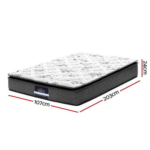 Image of Giselle Bedding Rocco Bonnell Spring Mattress 24cm Thick King Single