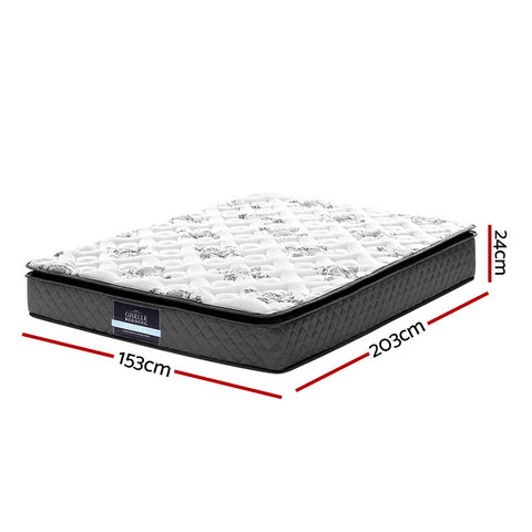 Image of Giselle Bedding Rocco Bonnell Spring Mattress 24cm Thick Queen