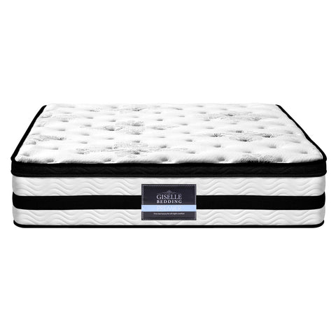 Image of Giselle Bedding Algarve Euro Top Pocket Spring Mattress 34cm Thick Double
