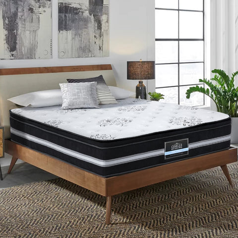 Image of Giselle Bedding Donegal Euro Top Cool Gel Pocket Spring Mattress 34cm Thick King