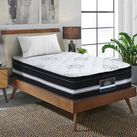 Image of Giselle Bedding Donegal Euro Top Cool Gel Pocket Spring Mattress 34cm Thick Single