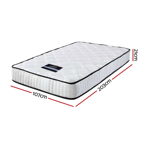 Image of Giselle Bedding Peyton Pocket Spring Mattress 21cm Thick King Single