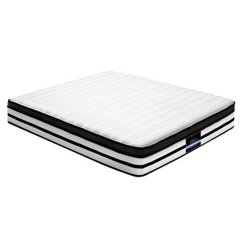 Image of Giselle Bedding DOUBLE Size Bed Mattress Euro Top Pocket Spring Foam 27CM