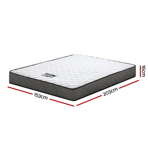 Image of Giselle Bedding Alzbeta Bonnell Spring Mattress 16cm Thick Queen