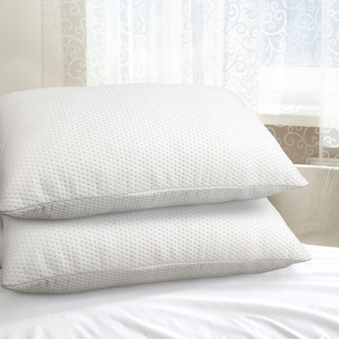 Image of Giselle Bedding Set of 2 Visco Elastic Memory Foam Pillows