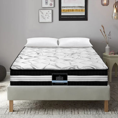 Image of Giselle Bedding Mykonos Euro Top Pocket Spring Mattress 30cm Thick King