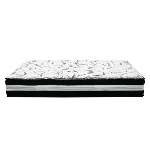 Image of Giselle Bedding Mykonos Euro Top Pocket Spring Mattress 30cm Thick Queen
