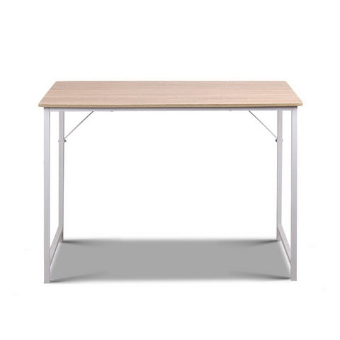 Image of Artiss Minimalist Metal Desk - White