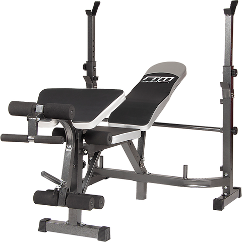 Image of Multi Station Home Gym Weight Bench Press Leg Equipment Set Fitness Exercise