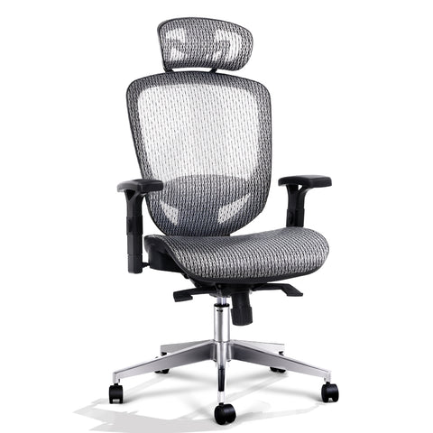 Image of Artiss Office Chair Gaming Chair Computer Chairs Mesh Net Seating Grey