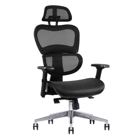 Image of Executive Deluxe Office Mesh Chair Net High Back Home School Gaming Black