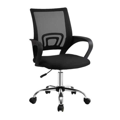 Image of Artiss Office Chair Gaming Chair Computer Mesh Chairs Executive Mid Back Black