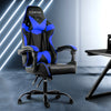 Artiss Gaming Office Chairs Computer Seating Racing Recliner Racer Black Blue