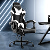 Artiss Gaming Office Chairs Computer Seating Racing Recliner Racer Black White