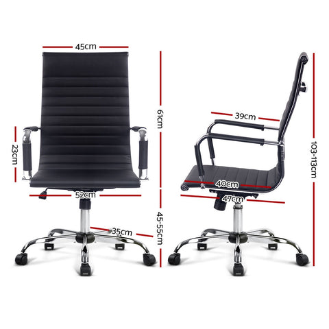 Image of Artiss Eamon Gaming Office Chair Computer Desk Chairs Home Work Study Black High Back