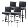 Gardeon Outdoor Bar Stools Dining Chairs Rattan Furniture X4