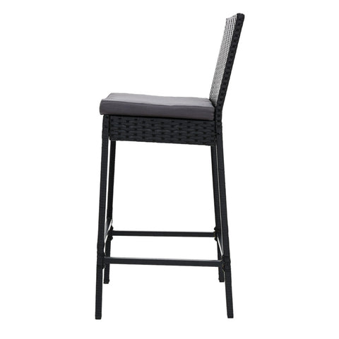Image of Gardeon Outdoor Bar Stools Dining Chairs Rattan Furniture X4