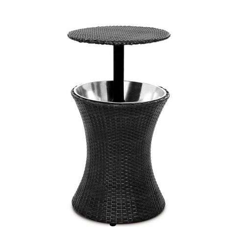 Image of Gardeon Bar Table Outdoor Setting Cooler Ice Bucket Storage Box Coffee Party Patio Pool