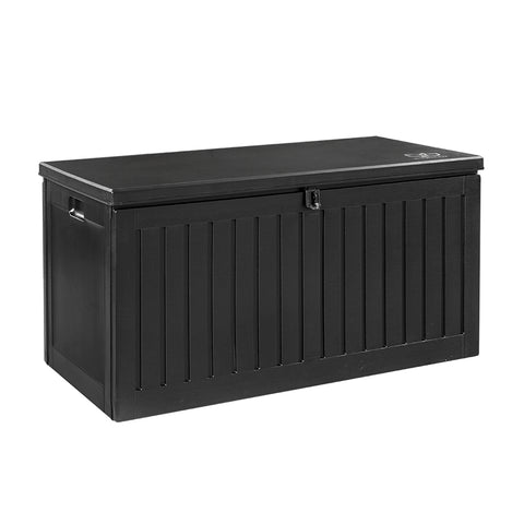 Image of Gardeon Outdoor Storage Box Container Garden Toy Indoor Tool Chest Sheds 270L Black