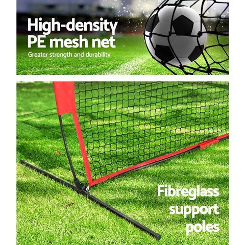 Image of Everfit 1.8m Football Soccer Net Portable Goal Net Training 3 Target Zone