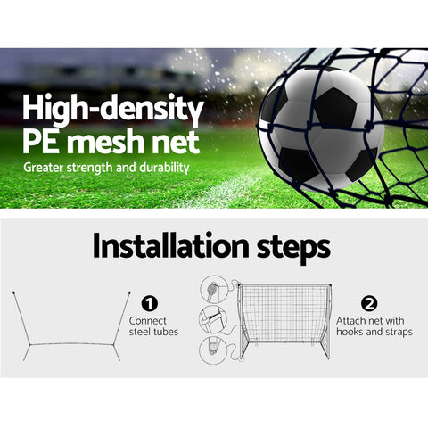 Image of Everfit 3.6m Football Soccer Net Portable Goal Net Rebounder Sports Training