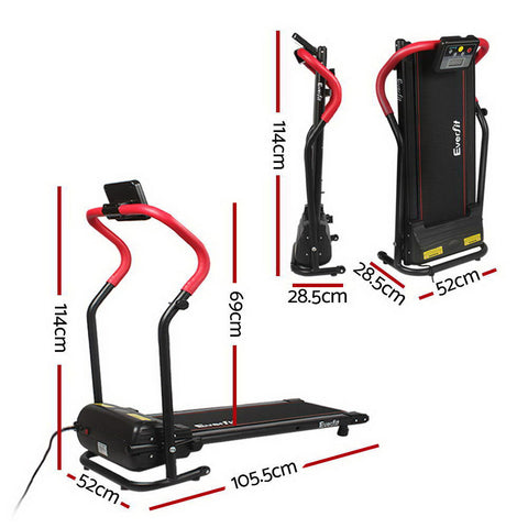 Image of Everfit Home Electric Treadmill - Red