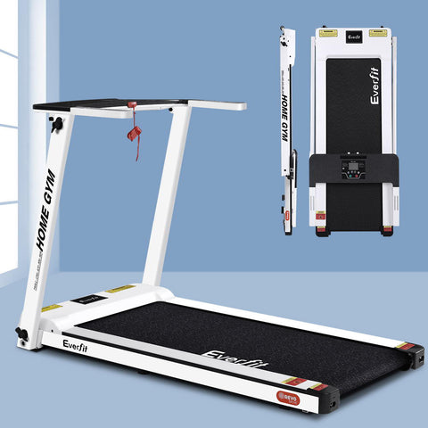 Image of Everfit Electric Treadmill Home Gym Exercise Running Machine Fitness Equipment Compact Fully Foldable 420mm Belt White