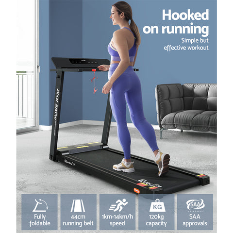 Image of Everfit Treadmill Electric Fully Foldable Home Gym Exercise Fitness Black