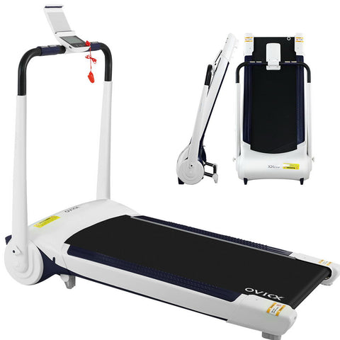 Image of OVICX Electric Treadmill Q1 Home Gym Exercise Machine Fitness Equipment Compact White