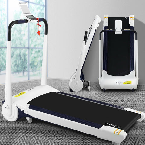 Image of OVICX Electric Treadmill Q1 Home Gym Exercise Machine Fitness Equipment Compact White