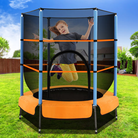 Image of Everfit 4.5FT Trampoline Round Trampolines Kids Enclosure Outdoor Indoor Gift