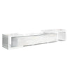 Artiss High Gloss Adjustable TV Stand Entertainment Unit - White